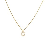 Collana Dilvdò Donna Letters in Argento Zircone CLDOC